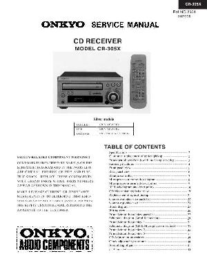 Сервисная инструкция Onkyo CR-305X ― Manual-Shop.ru
