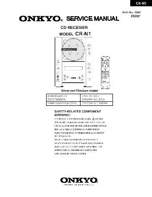 Сервисная инструкция Onkyo CR-N1 ― Manual-Shop.ru