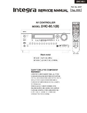 Сервисная инструкция Onkyo DHC-80.1 Integra ― Manual-Shop.ru