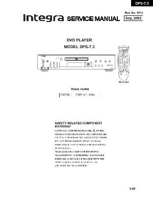 Сервисная инструкция Onkyo DPS-7.3 Integra ― Manual-Shop.ru