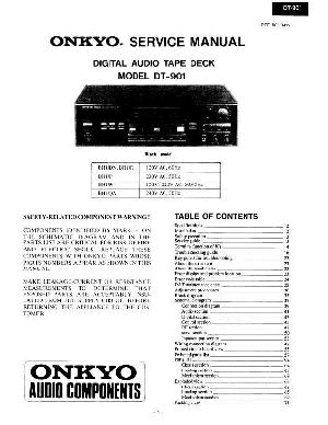 Сервисная инструкция Onkyo DT-901 ― Manual-Shop.ru