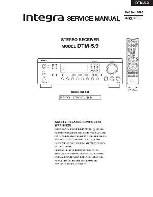 Сервисная инструкция Onkyo DTM-5.9 Integra ― Manual-Shop.ru