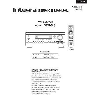 Service manual Onkyo DTR-5.8 Integra ― Manual-Shop.ru