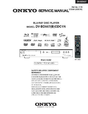 Сервисная инструкция Onkyo DV-BD507 ― Manual-Shop.ru