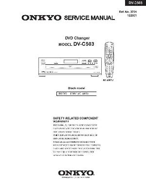 Сервисная инструкция Onkyo DV-C503 ― Manual-Shop.ru