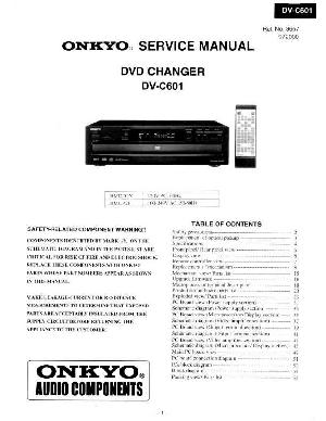 Сервисная инструкция Onkyo DV-C601 ― Manual-Shop.ru