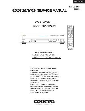 Сервисная инструкция Onkyo DV-CP701 ― Manual-Shop.ru