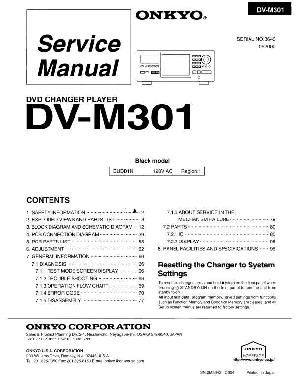 Сервисная инструкция Onkyo DV-M301 ― Manual-Shop.ru