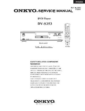 Сервисная инструкция Onkyo DV-S353 ― Manual-Shop.ru