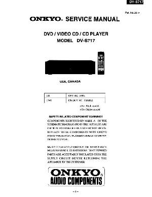 Сервисная инструкция Onkyo DV-S717 ― Manual-Shop.ru