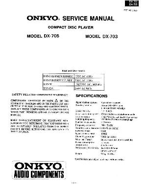 Сервисная инструкция Onkyo DX-703, DX-705 ― Manual-Shop.ru