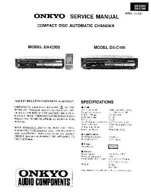 Service manual Onkyo DX-C100, DX-C200 ― Manual-Shop.ru