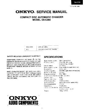 Сервисная инструкция Onkyo DX-C300 ― Manual-Shop.ru