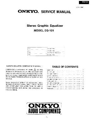 Сервисная инструкция Onkyo EQ-101 ― Manual-Shop.ru