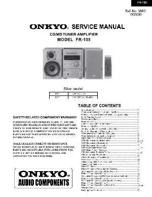 Сервисная инструкция Onkyo FR-155 ― Manual-Shop.ru
