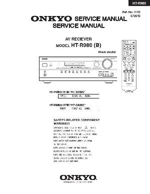 Service manual Onkyo HT-R980 ― Manual-Shop.ru