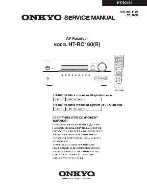 Сервисная инструкция Onkyo HT-RC160 ― Manual-Shop.ru