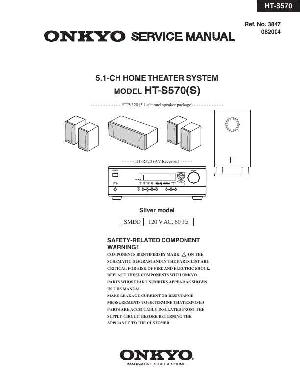 Сервисная инструкция Onkyo HT-S570 ― Manual-Shop.ru