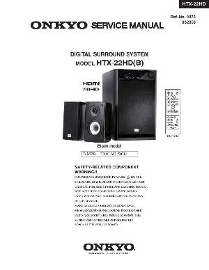Service manual Onkyo HTX-22HD ― Manual-Shop.ru