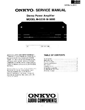 Service manual Onkyo M-5000, M-5200 ― Manual-Shop.ru