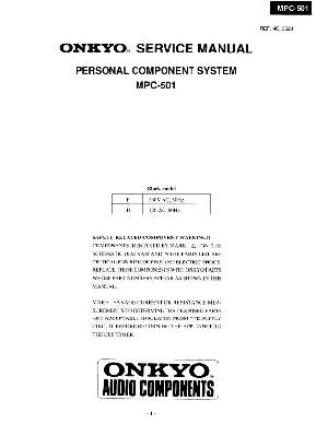 Сервисная инструкция Onkyo MPC-501 ― Manual-Shop.ru