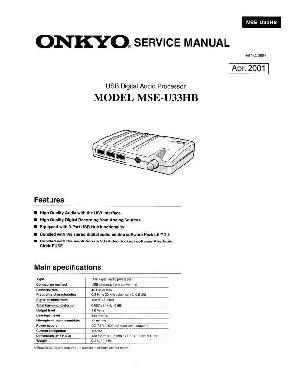 Service manual Onkyo MSE-U33HB ― Manual-Shop.ru