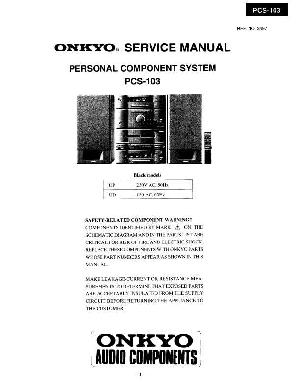 Сервисная инструкция Onkyo PCS-103 ― Manual-Shop.ru