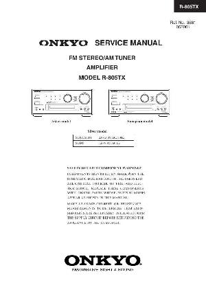 Service manual Onkyo R-805TX ― Manual-Shop.ru