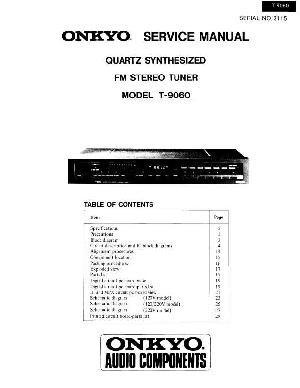 Сервисная инструкция Onkyo T-9060 ― Manual-Shop.ru