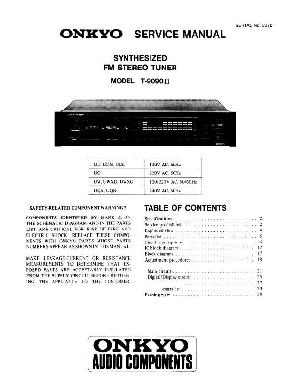 Сервисная инструкция Onkyo T-9090II ― Manual-Shop.ru