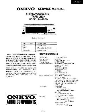 Service manual Onkyo TA-2056 ― Manual-Shop.ru