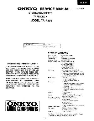 Service manual Onkyo TA-R301 ― Manual-Shop.ru