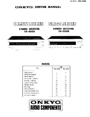 Сервисная инструкция Onkyo TX-2500, TX-4500 ― Manual-Shop.ru
