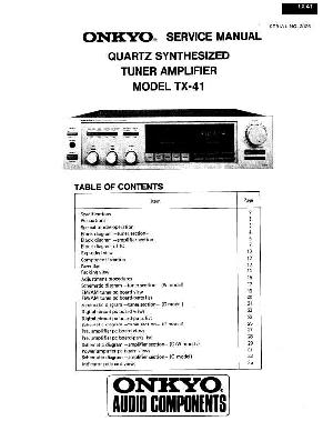 Service manual Onkyo TX-41 ― Manual-Shop.ru