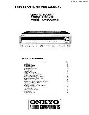 Сервисная инструкция Onkyo TX-4500MK2 ― Manual-Shop.ru