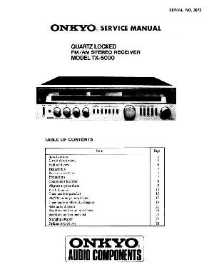 Сервисная инструкция Onkyo TX-5000 ― Manual-Shop.ru