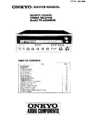 Service manual Onkyo TX-6500MK2 ― Manual-Shop.ru