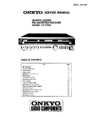 Сервисная инструкция Onkyo TX-7000 ― Manual-Shop.ru