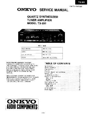 Сервисная инструкция Onkyo TX-811 ― Manual-Shop.ru