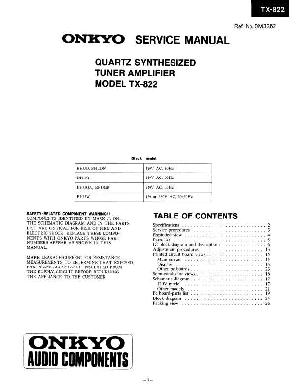 Service manual Onkyo TX-822 ― Manual-Shop.ru