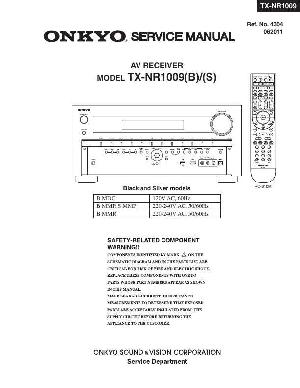 Сервисная инструкция Onkyo TX-NR1009 ― Manual-Shop.ru