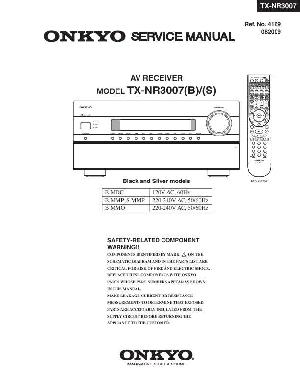Сервисная инструкция Onkyo TX-NR3007 ― Manual-Shop.ru