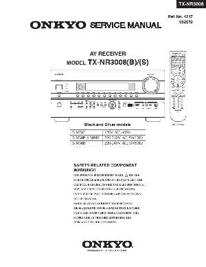 Сервисная инструкция Onkyo TX-NR3008 ― Manual-Shop.ru