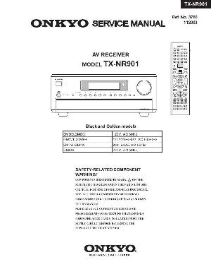 Сервисная инструкция Onkyo TX-NR901 ― Manual-Shop.ru