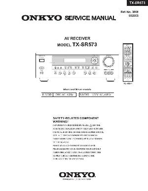 Сервисная инструкция Onkyo TX-SR573 ― Manual-Shop.ru