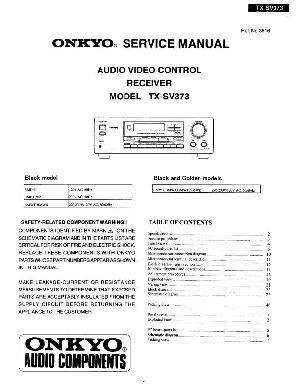 Service manual Onkyo TX-SV373 ― Manual-Shop.ru