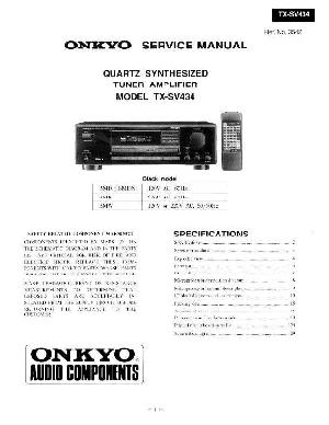Сервисная инструкция Onkyo TX-SV434 ― Manual-Shop.ru