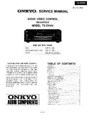 Service manual Onkyo TX-SV454 ― Manual-Shop.ru