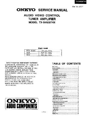 Сервисная инструкция Onkyo TX-SV828THX ― Manual-Shop.ru