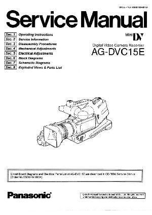 Сервисная инструкция Panasonic AG-DVC15E ― Manual-Shop.ru